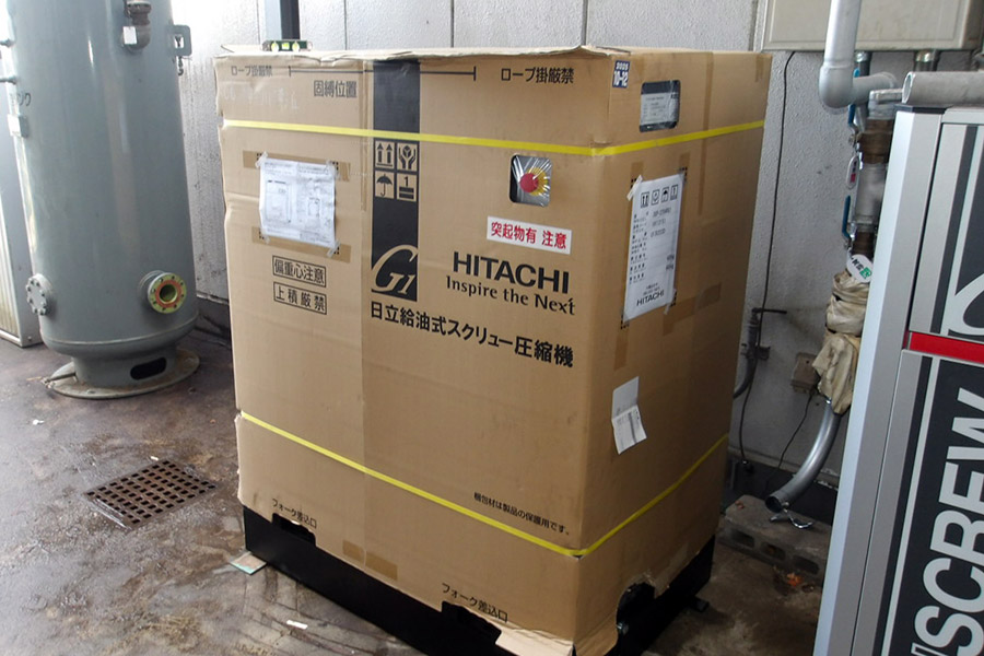 本社 コンプレッサー更新工事