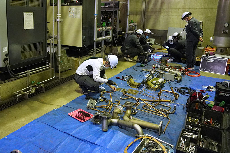 浮島処理センター空気圧縮機点検整備業務委託